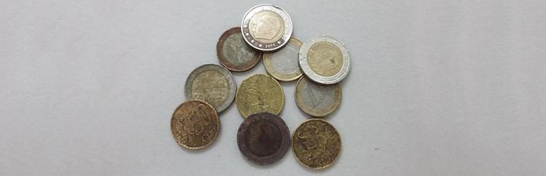Damaged coins